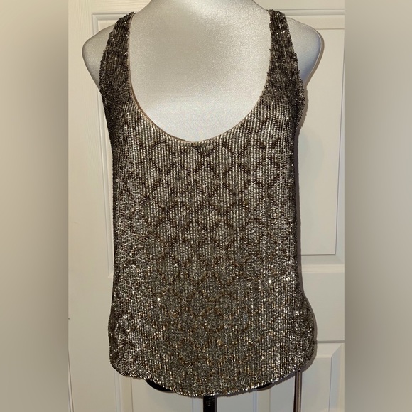 NWT Luxurious Ralph Lauren sequin tank top